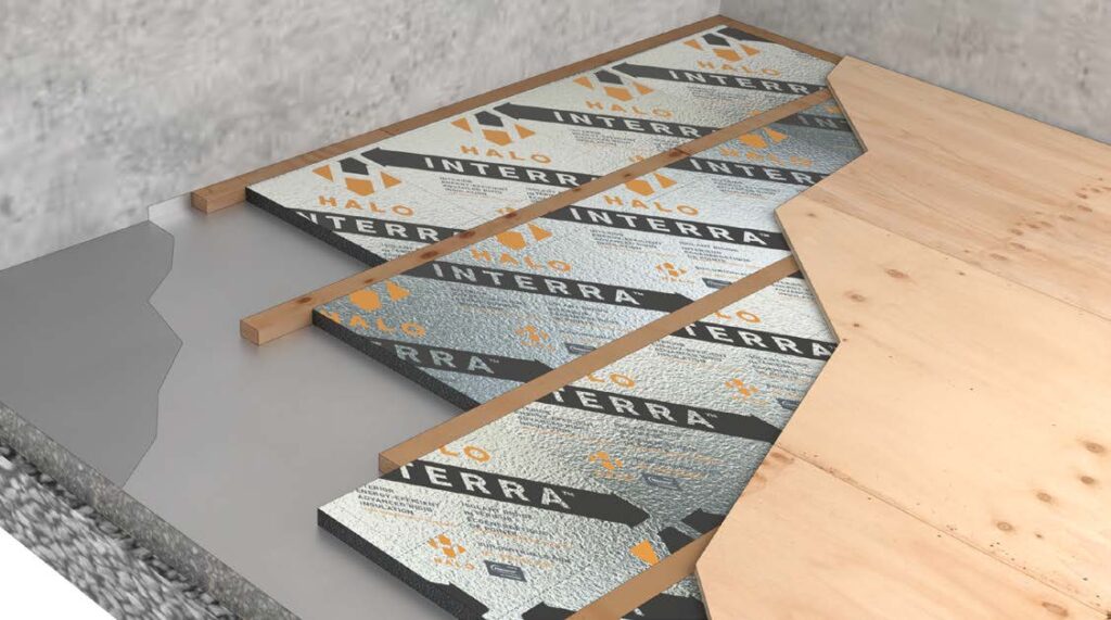 Insulate Your Existing Concrete Slab, How To Insulate An Existing Basement Floor