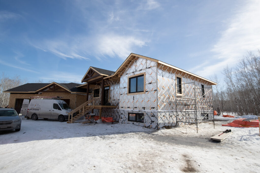 Halo Exterra provides insulation on this new home