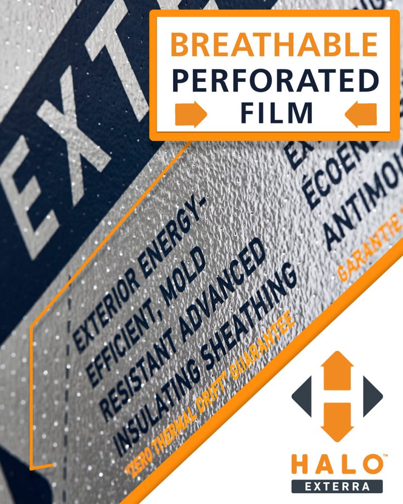 Perforated Film on Halo Exterra